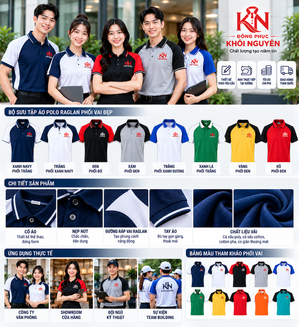 raglan_polo_uniform_catalog_poster