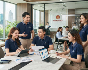 Áo Polo Đồng Phục Cổ Dệt Jacquard Cao Cấp – Sang Trọng, Chuyên Nghiệp