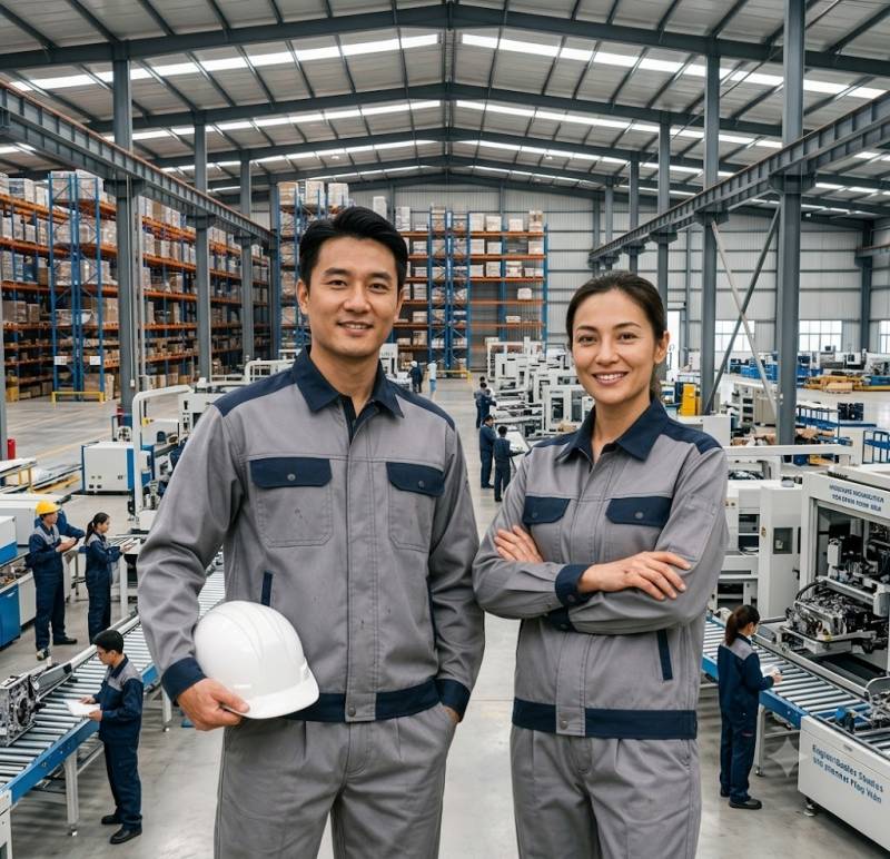 Đồng Phục Bảo Hộ Lao Động KN-BH01 – An Toàn, Bền Bỉ, Chuyên Nghiệp