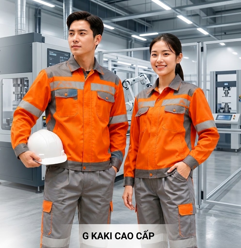 Đồng Phục Bảo Hộ Lao Động KN-BH02 – Phản Quang Nổi Bật, An Toàn Cho Công Trình