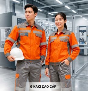Đồng Phục Bảo Hộ Lao Động KN-BH02 – Phản Quang Nổi Bật, An Toàn Cho Công Trình