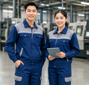 Đồng Phục Bảo Hộ Lao Động KN-BH03 – Bền Đẹp, Thoáng Mát, Chuyên Dành Cho Nhà Máy Và Xưởng Sản Xuất