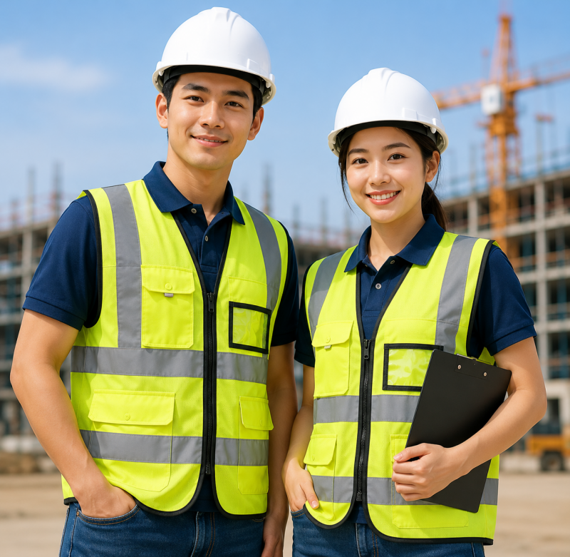 Áo Gile Phản Quang KN-PQ01 – Tăng Khả Năng Nhận Diện, Đảm Bảo An Toàn Khi Làm Việc