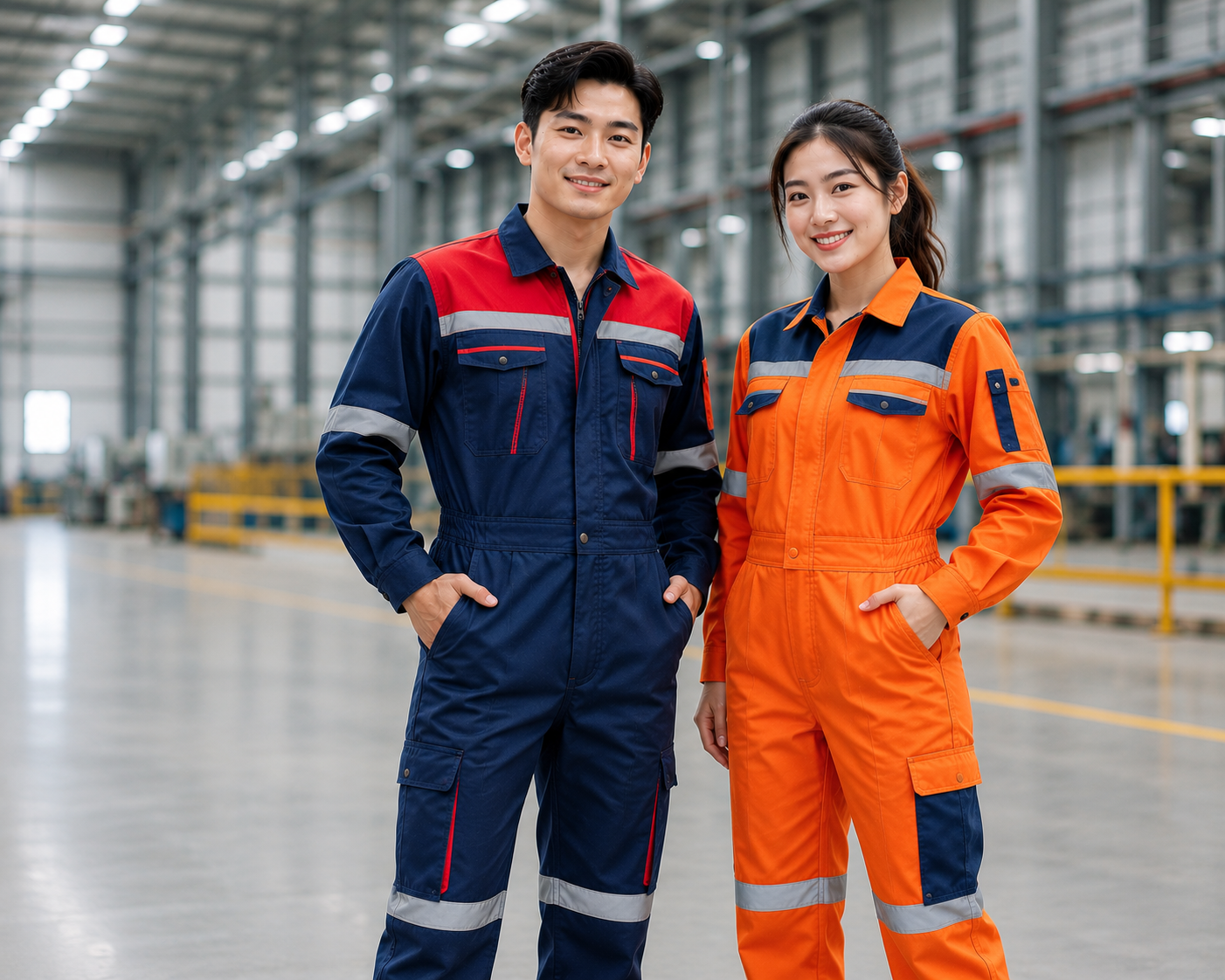 Đồng Phục Bảo Hộ Liền Quần KN-BH05 – Bảo Vệ Toàn Diện, Chuyên Nghiệp Cho Môi Trường Công Nghiệp
