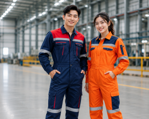 Đồng Phục Bảo Hộ Liền Quần KN-BH05 – Bảo Vệ Toàn Diện, Chuyên Nghiệp Cho Môi Trường Công Nghiệp