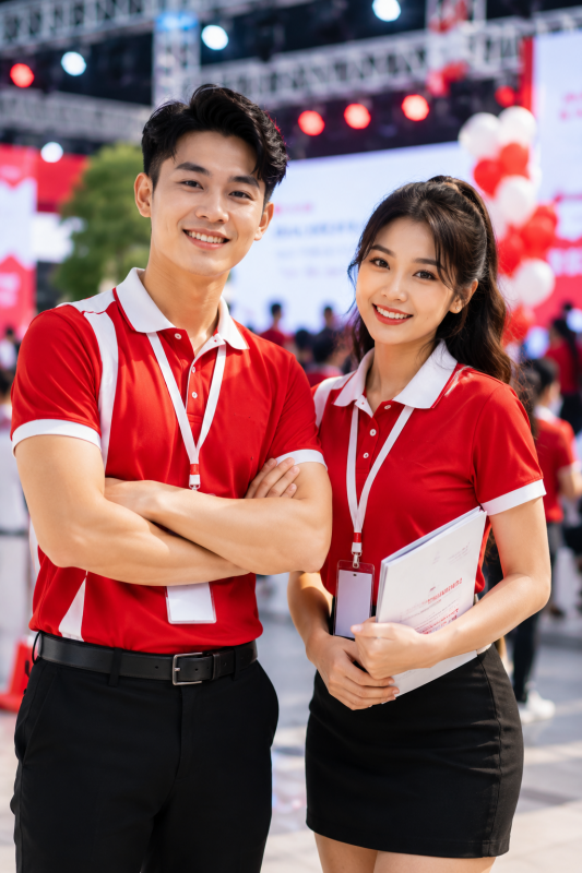 Đồng Phục Sự Kiện KN-SK01 – Nổi Bật Thương Hiệu, Chuyên Nghiệp Trong Mọi Chương Trình