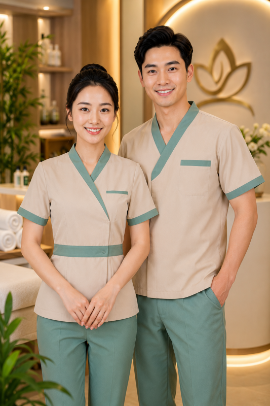 Đồng Phục Spa - Nail KN-SP01 – Giải Pháp Đồng Bộ Cho Spa, Thẩm Mỹ Viện Và Salon Nail