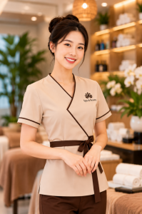 Đồng Phục Spa - Nail KN-SP02 – Phong Cách Hàn Quốc, Thanh Lịch Và Hiện Đại