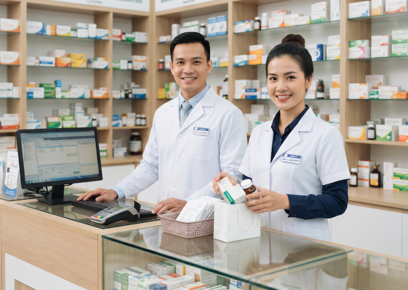Đồng Phục Dược Sĩ KN-YT08 – Thanh Lịch, Chuyên Nghiệp Cho Nhà Thuốc