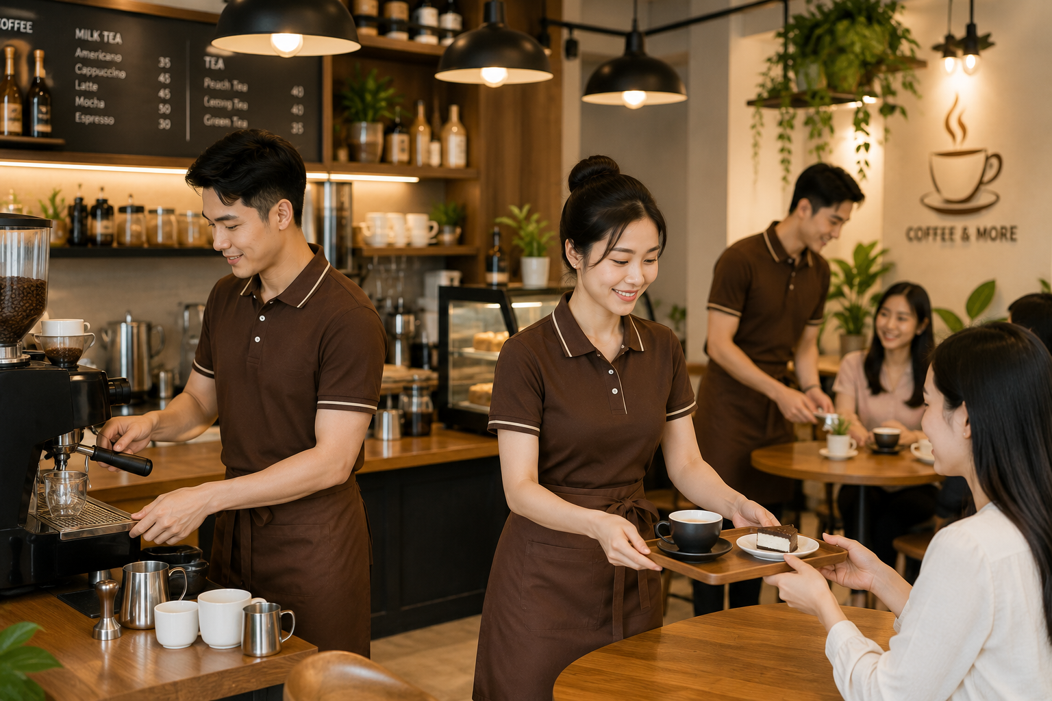 Đồng Phục Quán Cafe