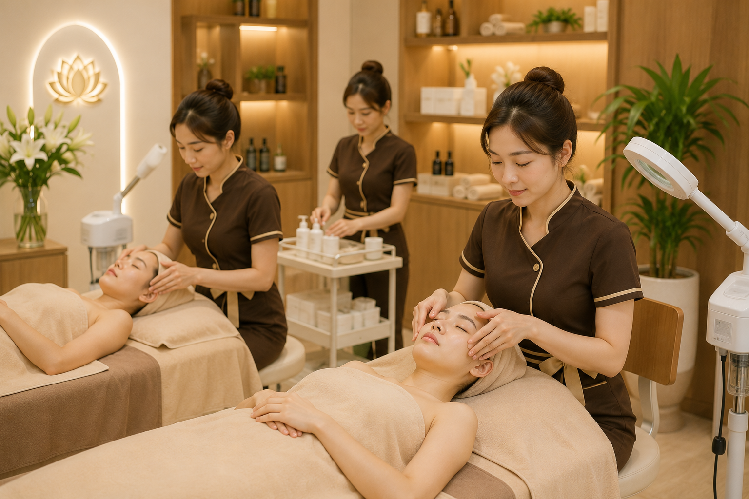 Đồng Phục Spa - Nail 